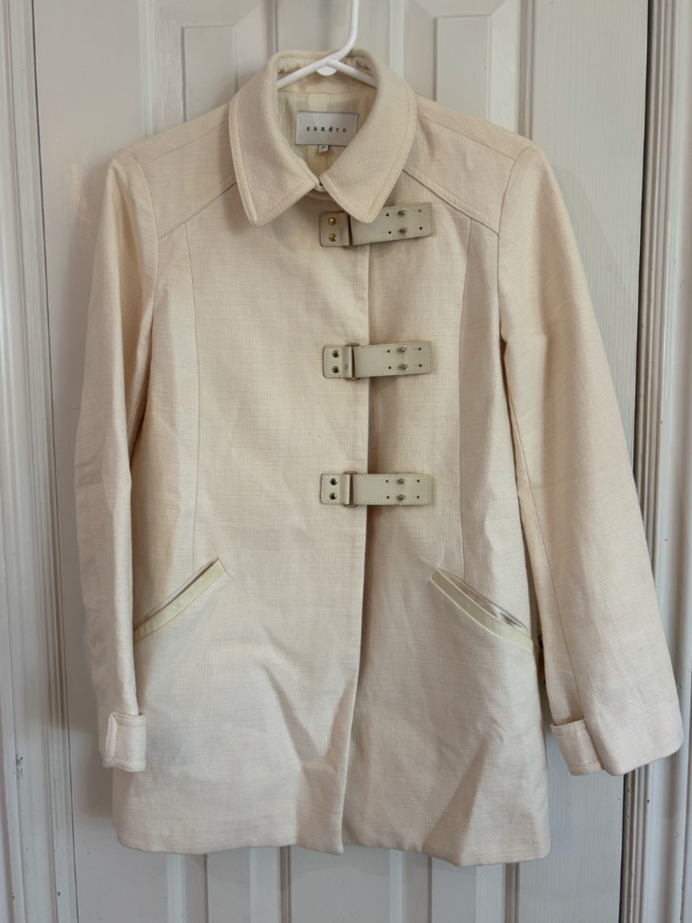 Sandro linen cotton off white jacket blazer * accepting offers